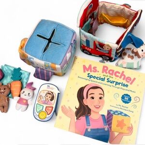 Ms. Rachel and the Special Surprise book and toy set